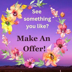 Offers Welcome!